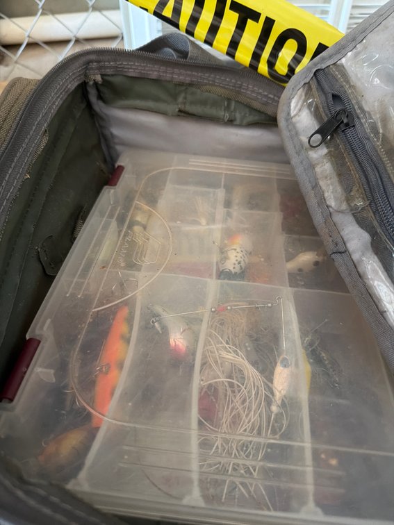 Image for Lifejackets and fishing supplies and poles