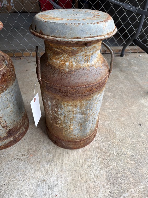 Image for Clovercry Co Inc. Roanoke VA Milk can