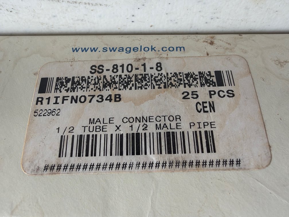 Image for Swag Male Connectors 1/2” tube