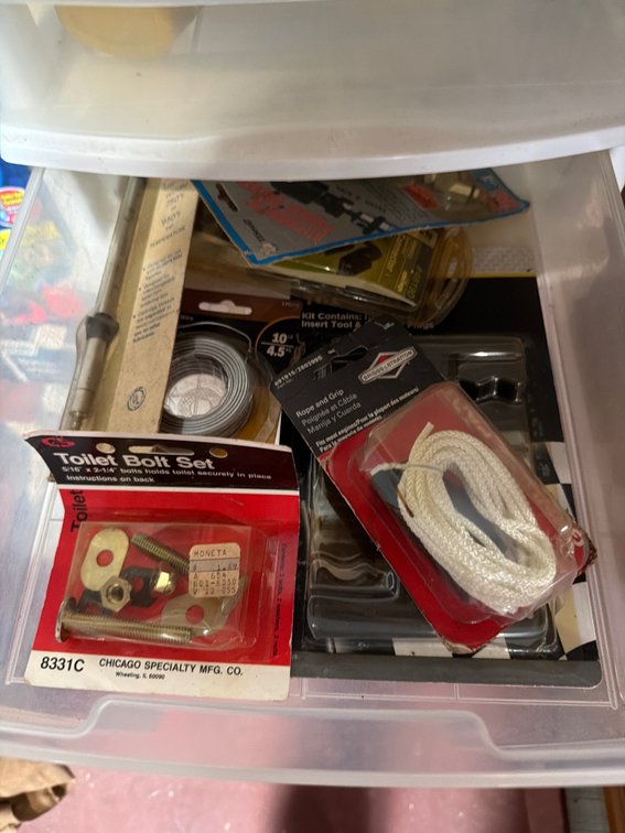 Image for Storage containers and contents