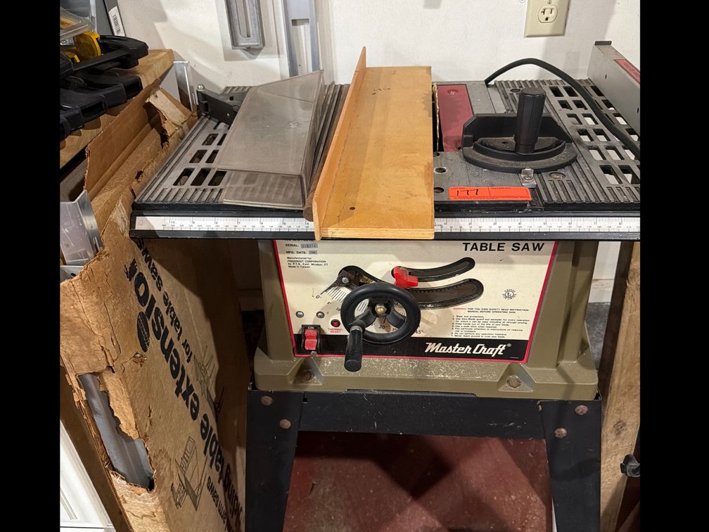 Image for Mastercraft table saw