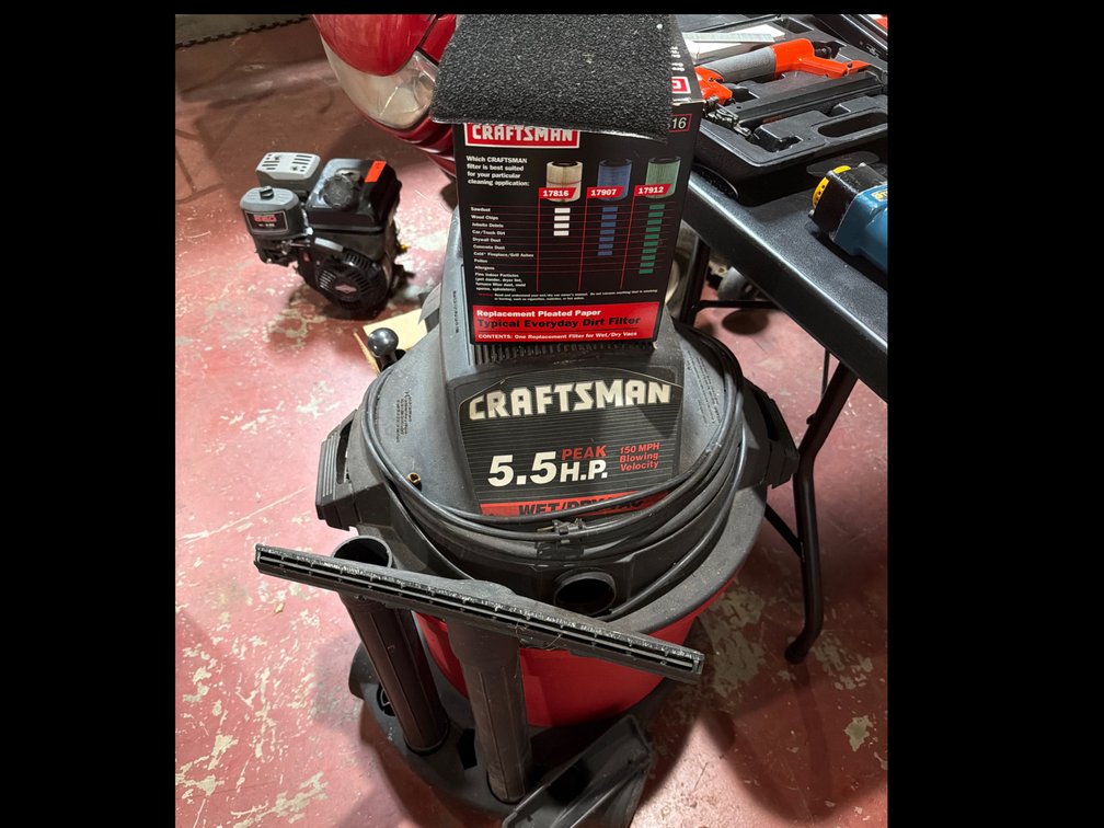 Image for Craftsman 5.5 hp  wet dry vac