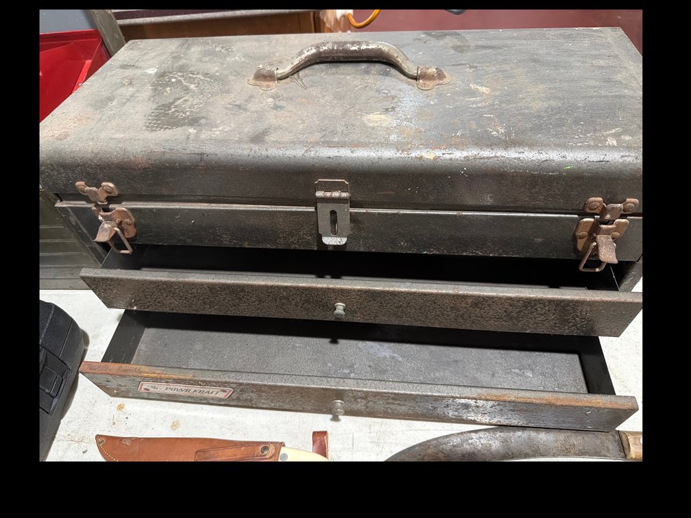 Image for Empty toolbox and bag