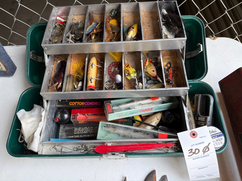 Image for Tacklebox with assorted fishing lures