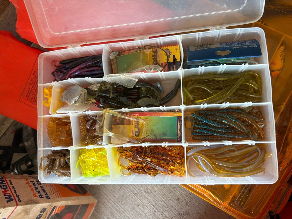 Image for Lifejackets and fishing supplies and poles