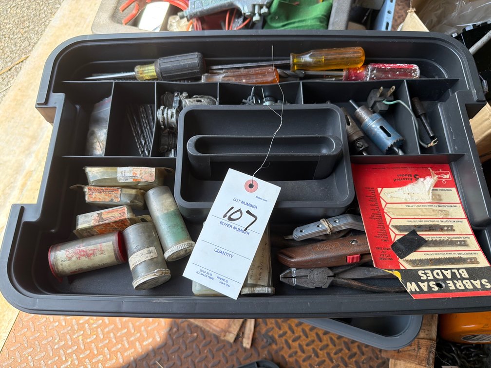 Image for Miscellaneous tools and box