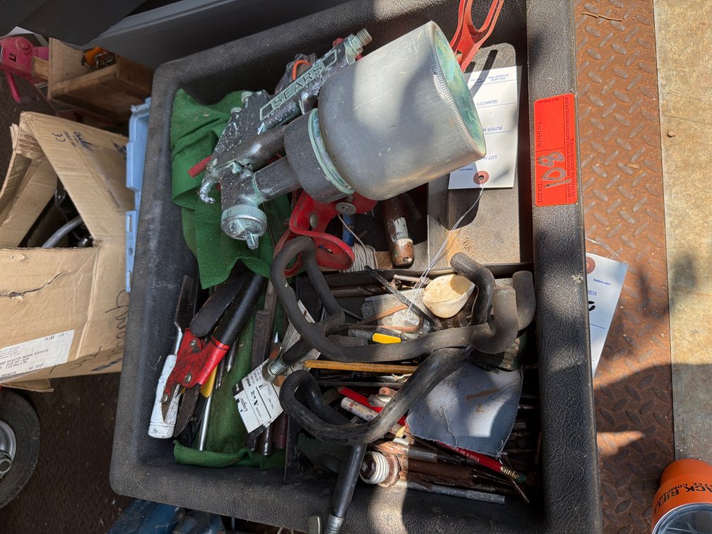 Image for Miscellaneous tools and crate