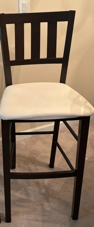 Image for Dark brown barstool (2 stools, 29” high)
