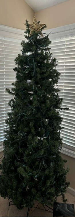 Image for 6’ Tall Thin Christmas tree