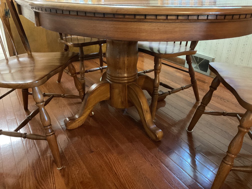 Image for Oak Dining Table & 4 Chairs