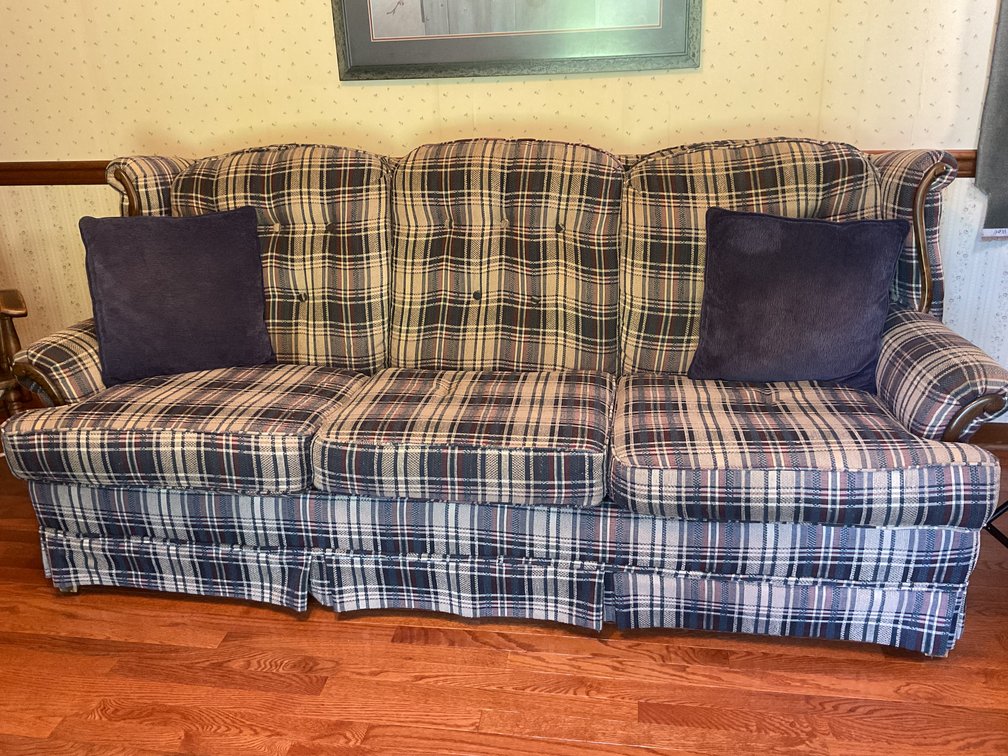 Image for Plaid Sofa