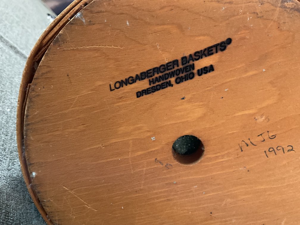 Image for Large Longaberger Basket