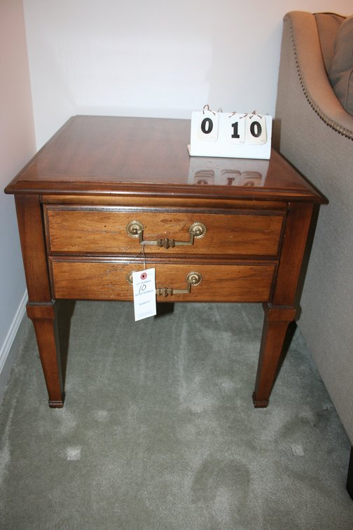 Image for 1970's Lane Furniture Co single drawer end table