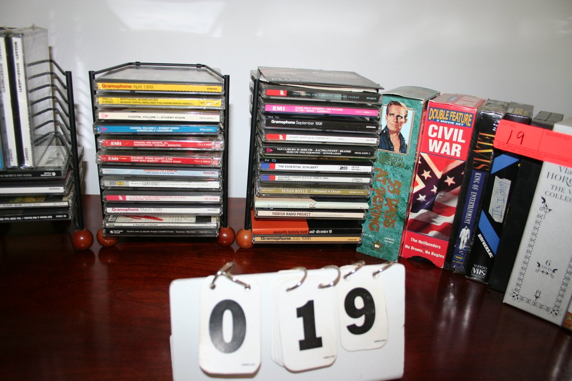 Image for Collection of classical music CD's & assorted VHS tapes