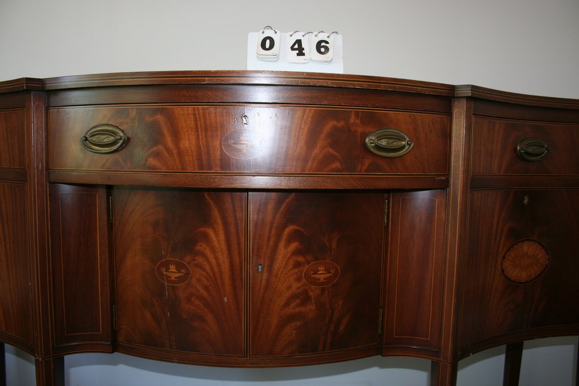 Image for Inlaid walnut Hepplewhite styled sideboard