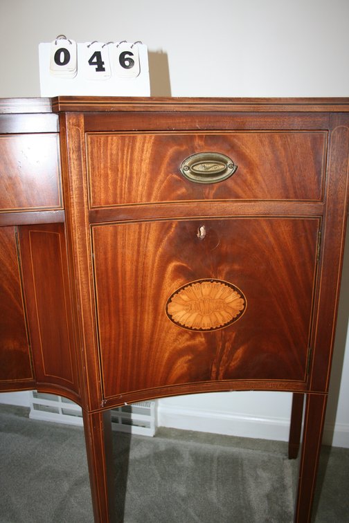 Image for Inlaid walnut Hepplewhite styled sideboard