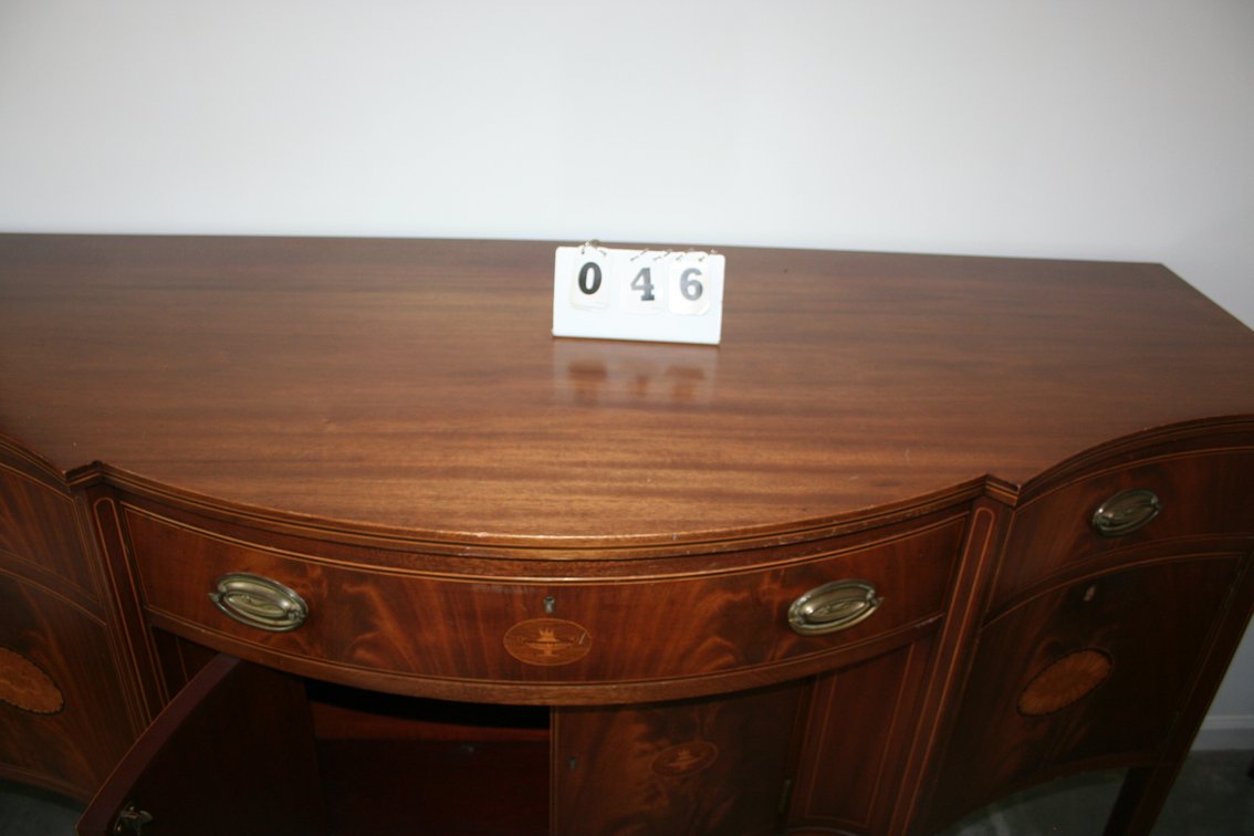 Image for Inlaid walnut Hepplewhite styled sideboard