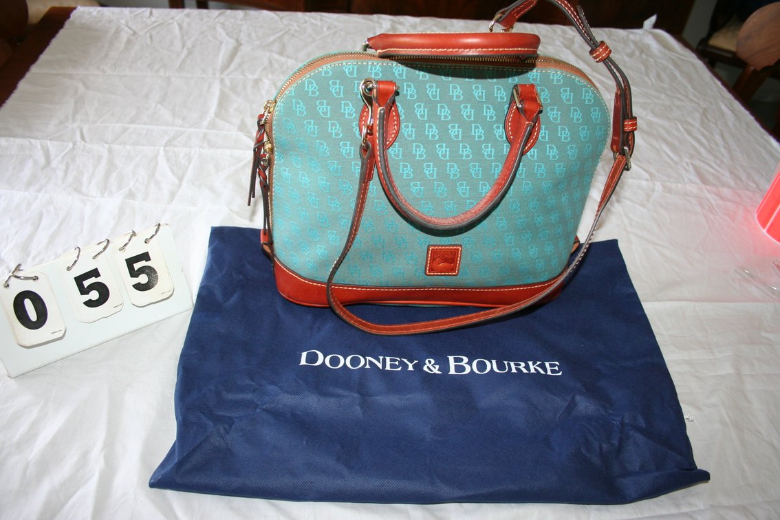 Image for Teal colored Dooney & Bourke ladies handbag