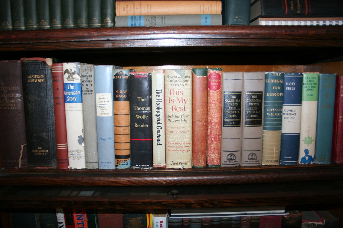 Image for ALL books inside and on top of the bookcase