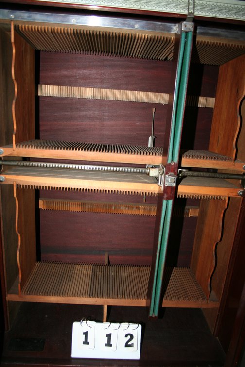 Image for 1920's mahogany Pooley record cabinet