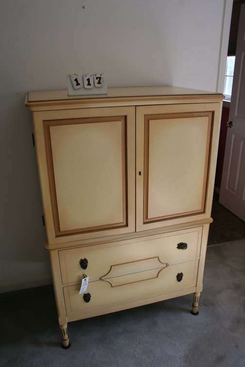 Image for 1930's 11 piece ivory colored bedroom suite