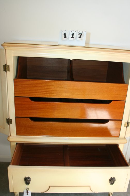 Image for 1930's 11 piece ivory colored bedroom suite