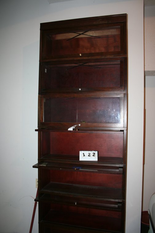 Image for 1960's Hale walnut finished 7 section barrister bookcase