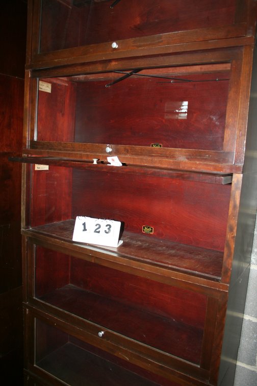 Image for 1960's Hale walnut finished 7 section barrister bookcase