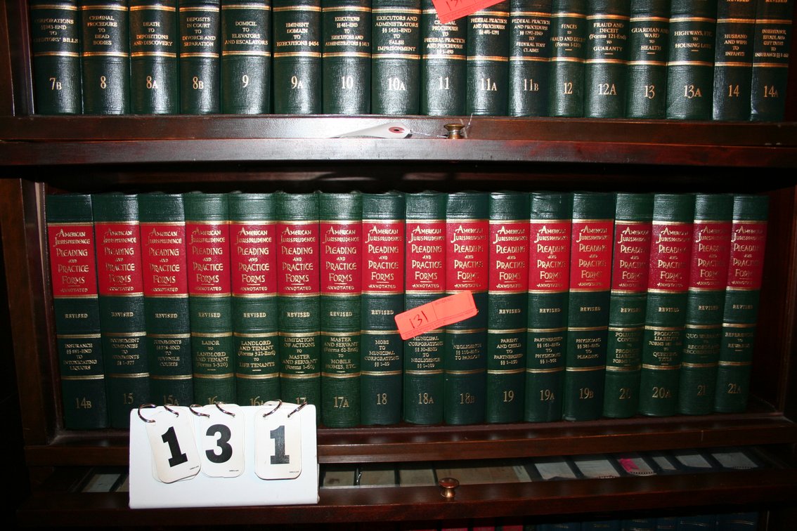Image for 10 Shelves of law books (1 Lot)
