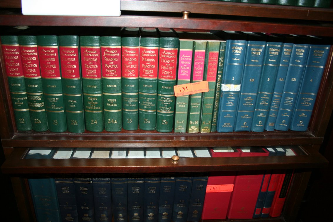 Image for 10 Shelves of law books (1 Lot)