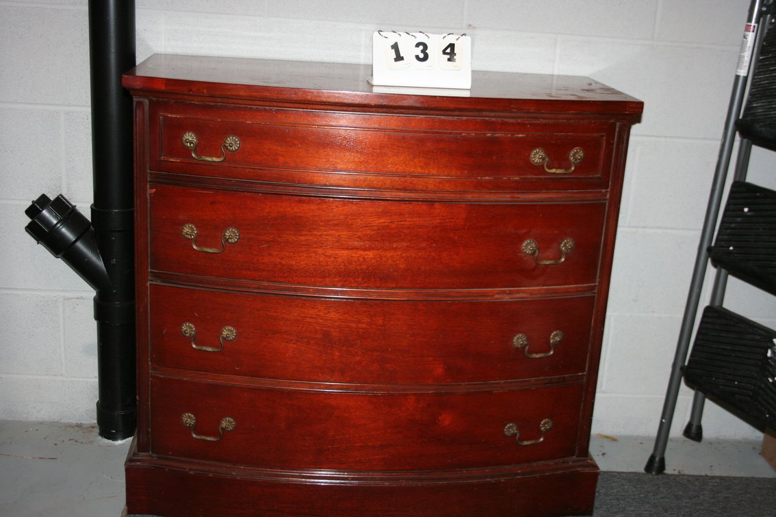 Image for 4 drawer mahogany chest - 1950's era
