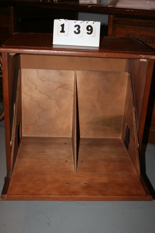 Image for 1960's mahogany tilt drawer record cabinet