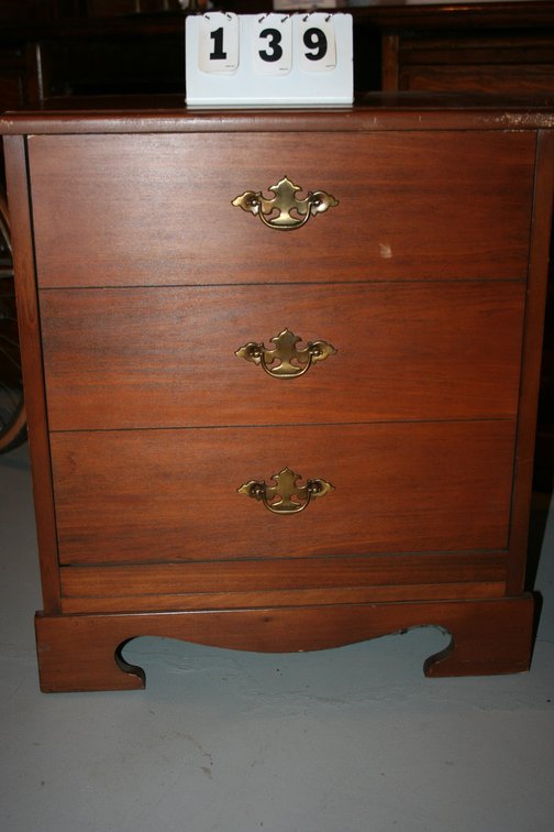 Image for 1960's mahogany tilt drawer record cabinet