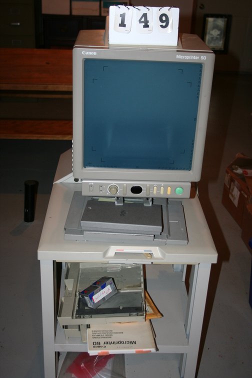 Image for Canon Microprinter 90 Microfilm machine