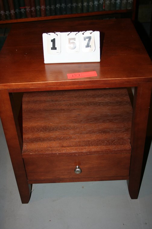 Image for Modern mahogany end table