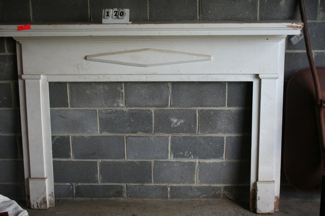 Image for Large painted fireplace mantle