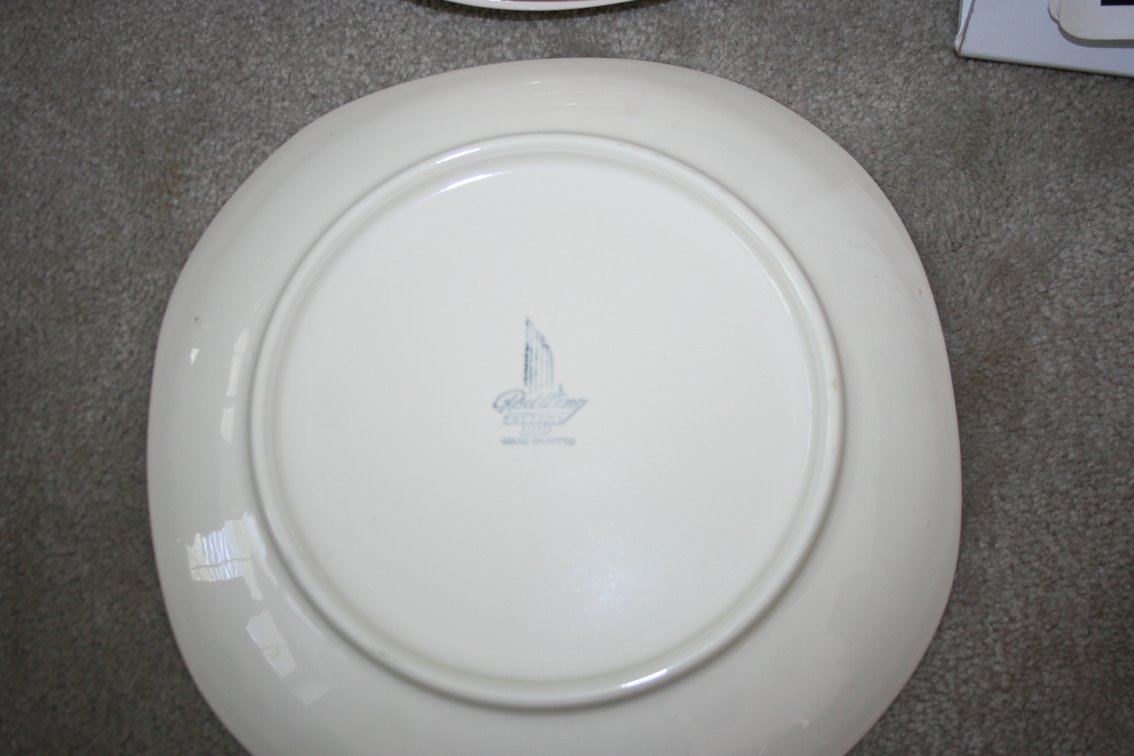 Image for Circa 1953-1962 Red Wing Capistrano dinnerware/dishes by Red Wing Pottery.