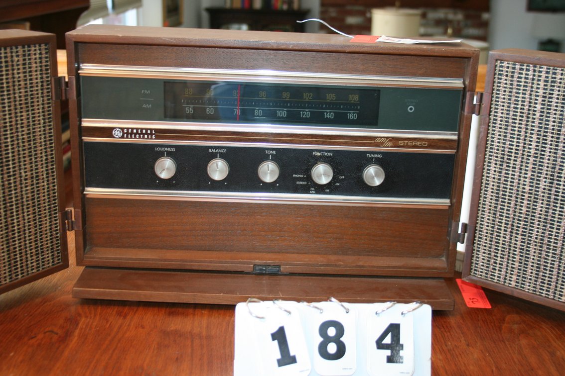 Image for 1960's General Electric AM/FM Stereo table top radio
