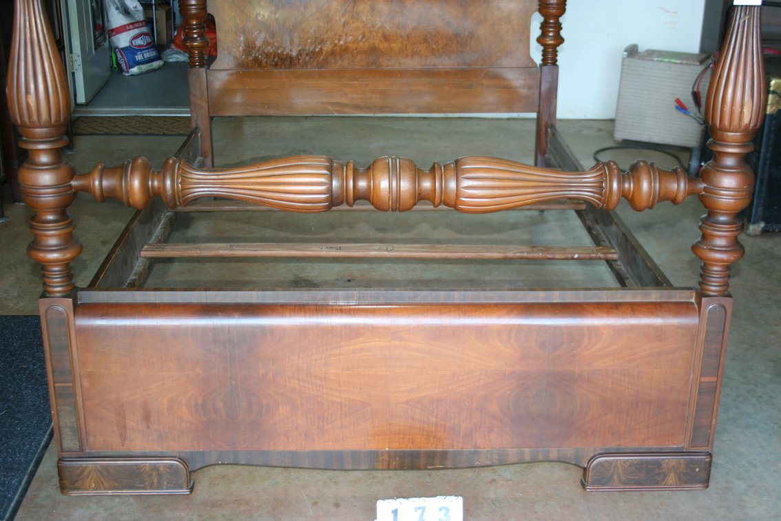 Image for Early 1940's 5 piece Waterfall bedroom suite