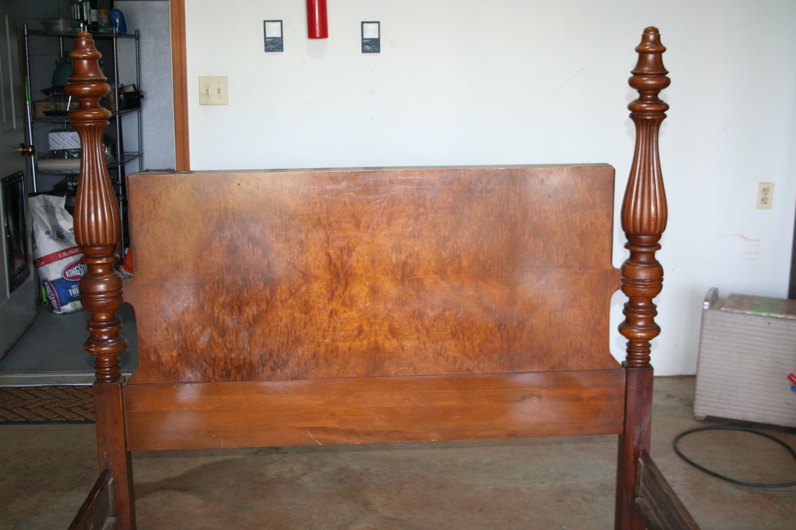 Image for Early 1940's 5 piece Waterfall bedroom suite