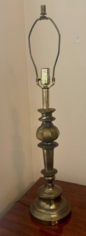 Image for Vintage brass lamp (no lampshade)