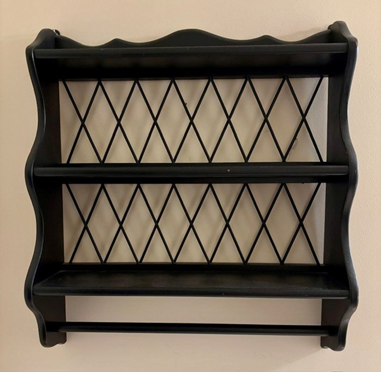 Image for Black knickknack shelves