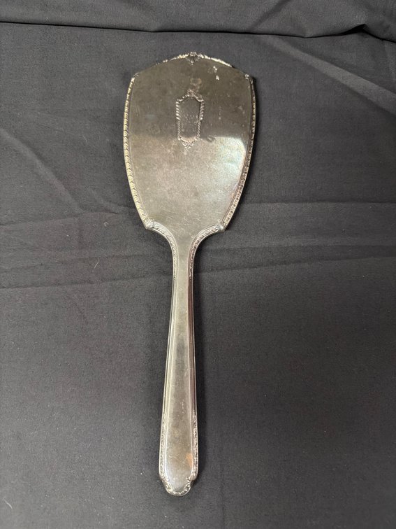 Image for Sterlin silver hand held mirror, brush and comb