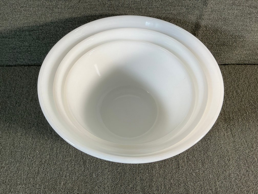 Image for Milk Glass Nesting Bowls