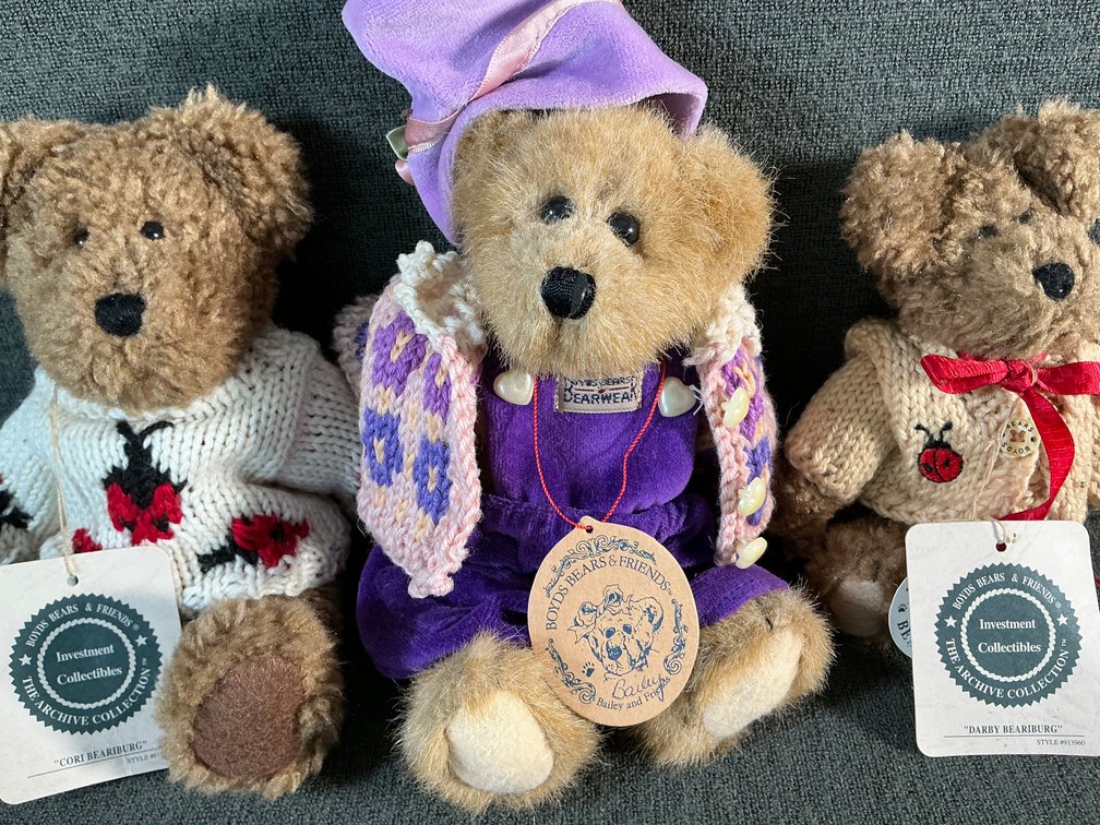 Image for 3 Small Boyd’s Bears