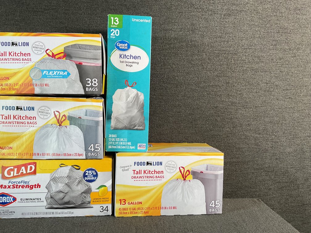Image for Tall Kitchen Trash Bags