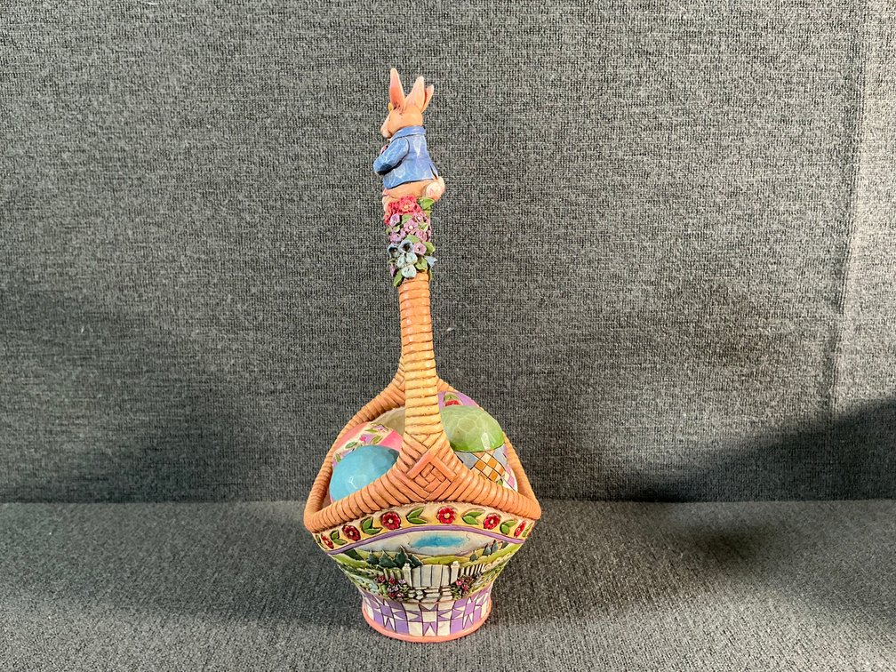 Image for Jim Shore Easter Basket w/5 eggs