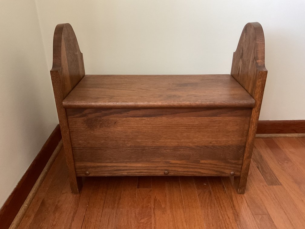 Image for Solid Oak Storage Bench