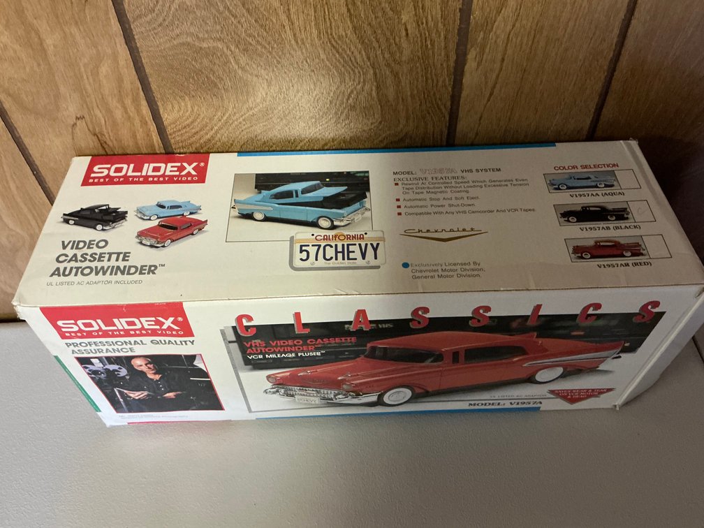 Image for ’57 Chevy VHS Tape Rewinder - NIB