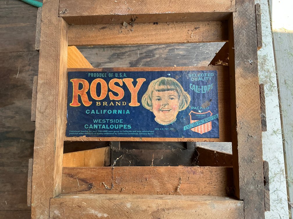 Image for Vintage Wooden Crate